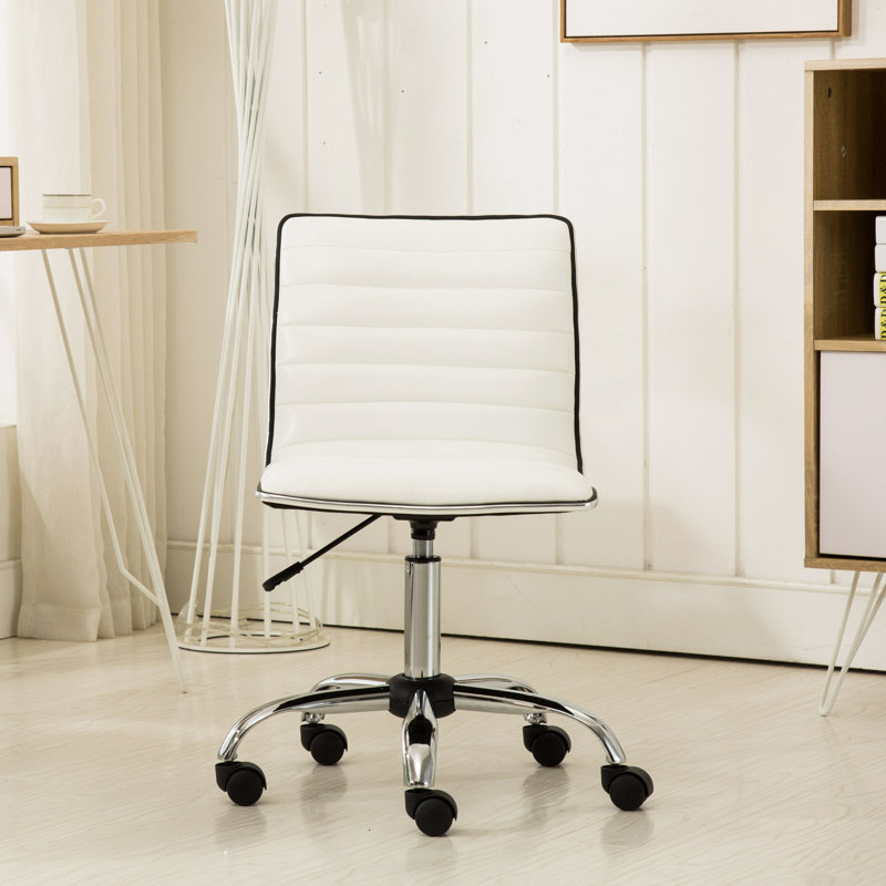Chaise de bureau réglable, Blanc