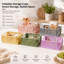 Petit panier de rangement pliable multicolore-133087448