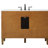 Rivers 48 " W Freestanding Standard 1 Single Vanity Bathroom Vanity With Carrara Marble Top-2098139621