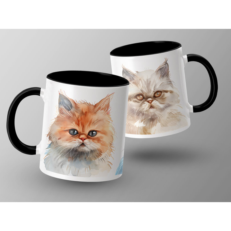 Ceramic Coffee Mug, Black, 2