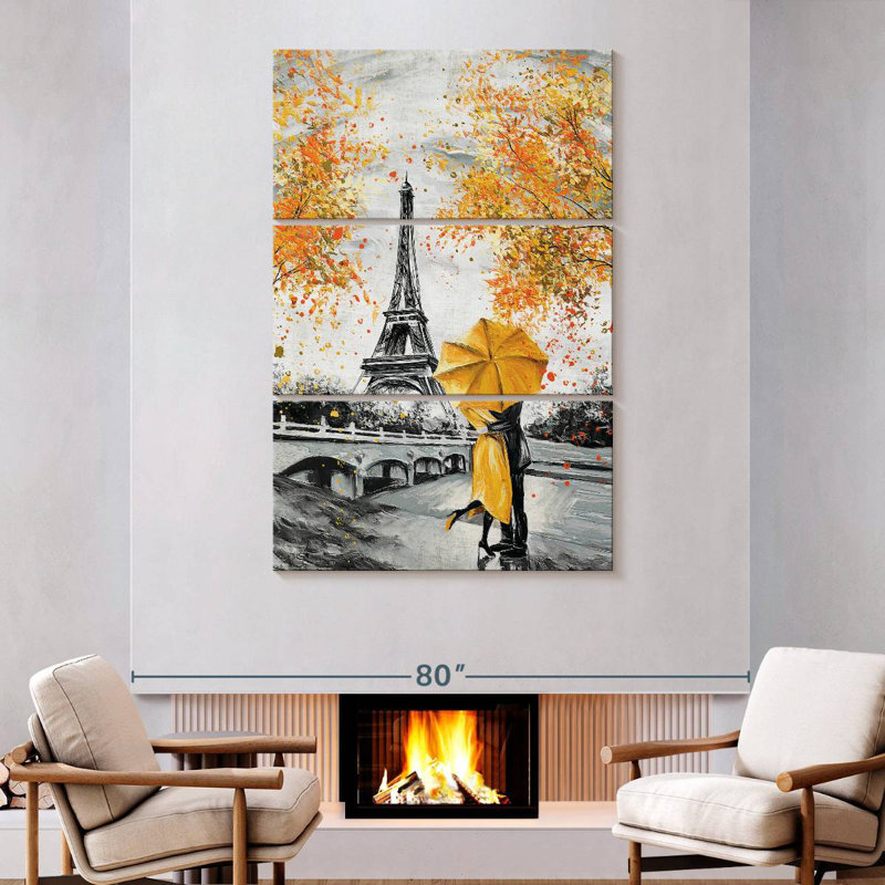 Hardie Paris In Autumn Pop, 74" H x 48" W
