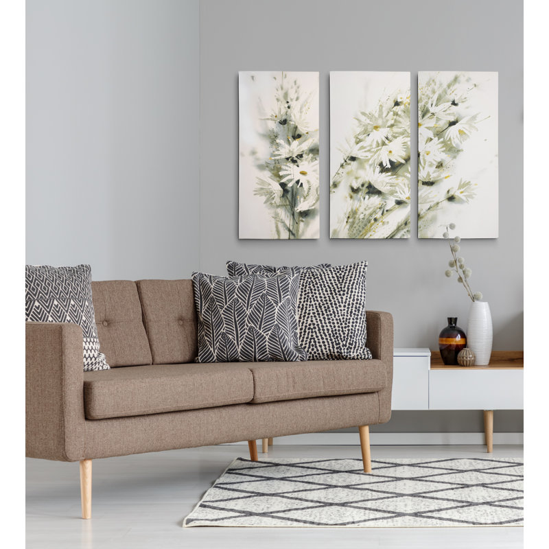 « cascade », reproduction d’art à multiples images sur toile, H 40 po x l 60 po x P 1,5 po