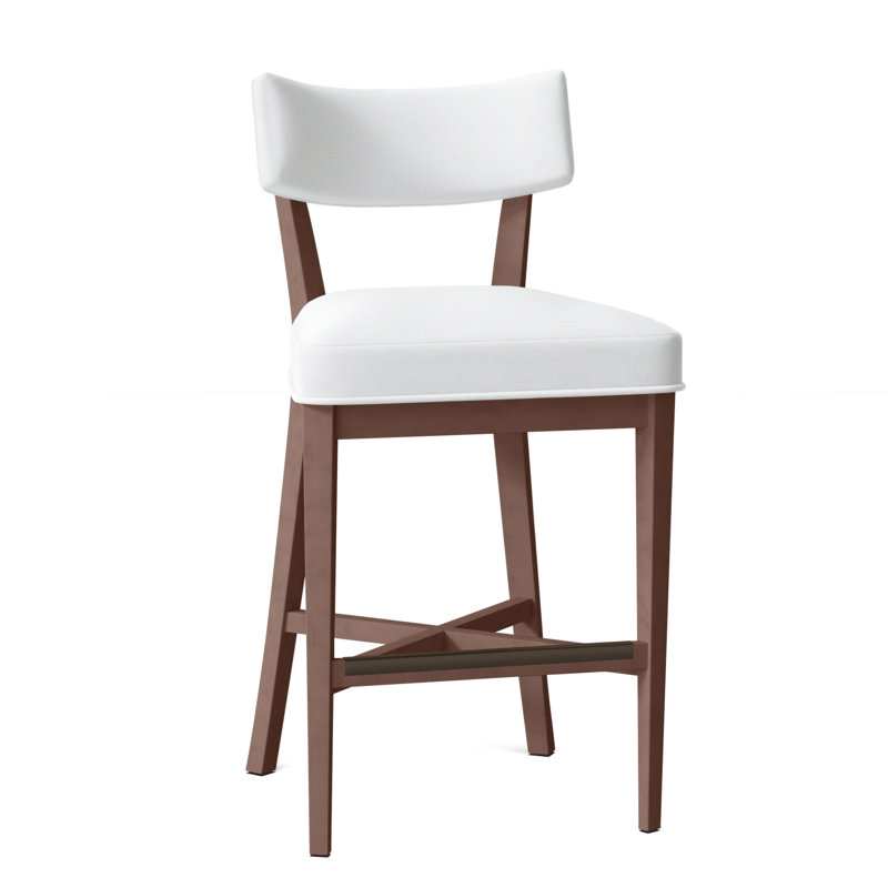 Tabouret de bar 29,5 po Juliet, Noyer, Perigold Willa Snow, Tabouret de comptoir (siège d'une hauteur de 25,5