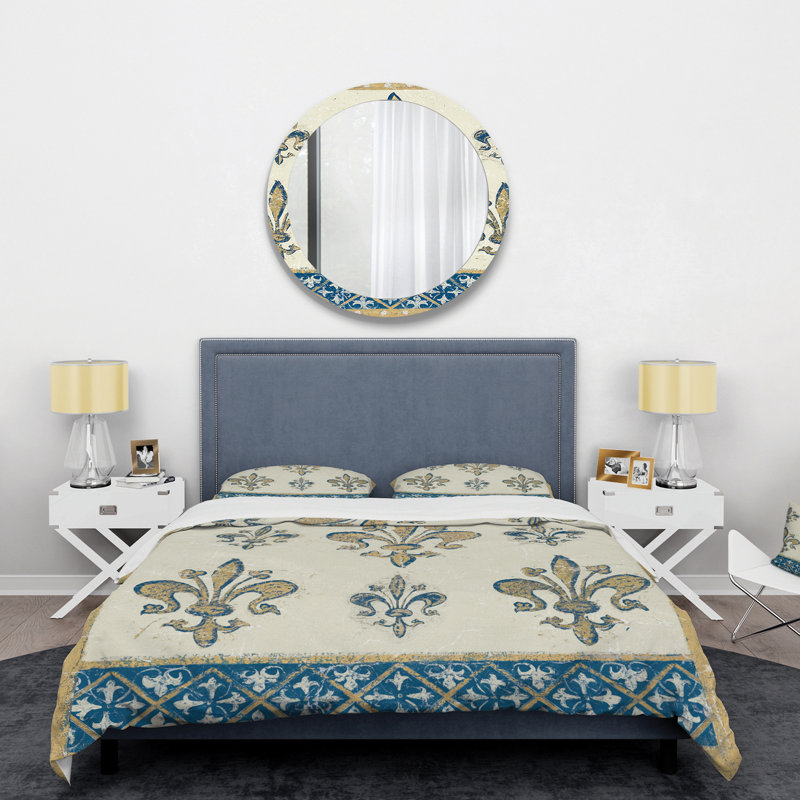 Polyester Weave / Muslin Abstract Duvet Cover, King Duvet Cover + 2 Shams