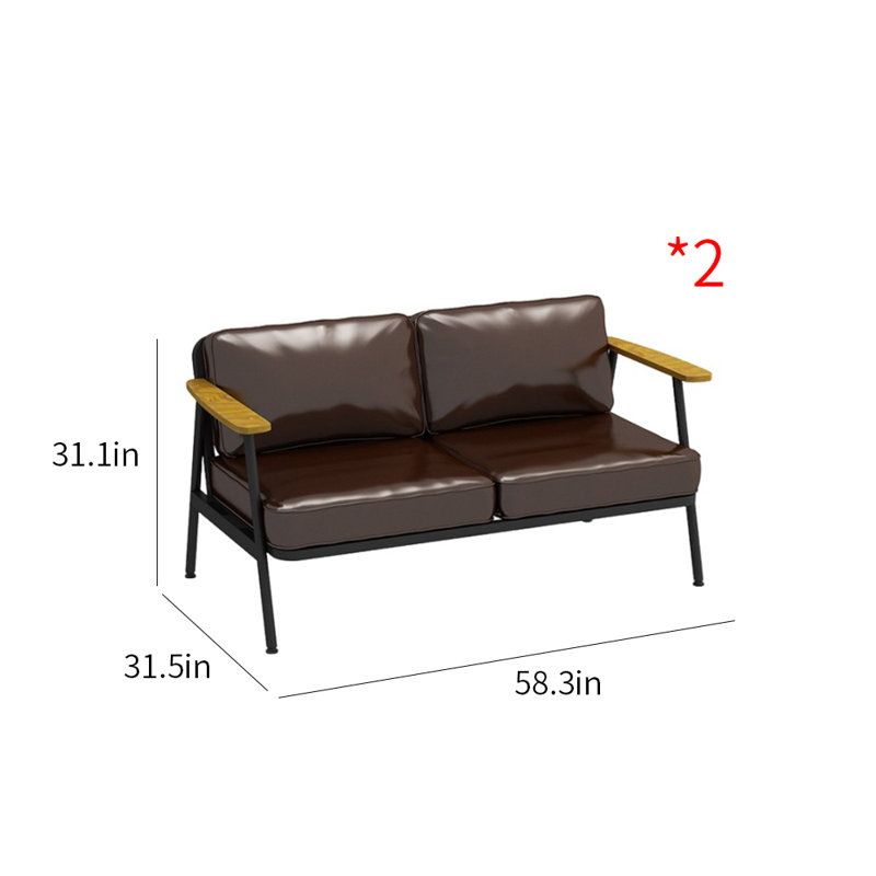 Banc rembourré en similicuir