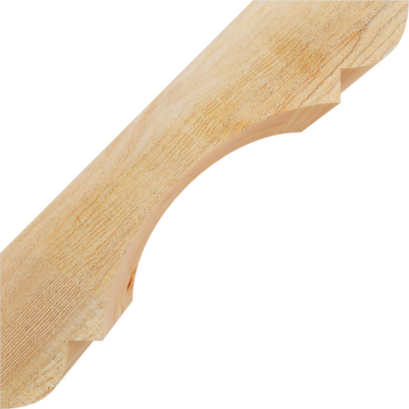 Attelle de genou olympique, Sapin de Douglas, H 16 po x l 6 po x P 16 po, Sciage brut