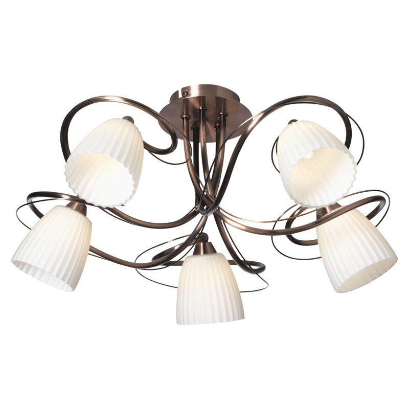 Vytis Glass Semi Flush Mount
