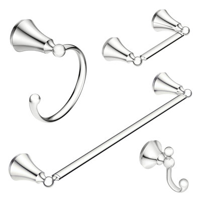 Wynford 4 Piece Bathroom Hardware Set
