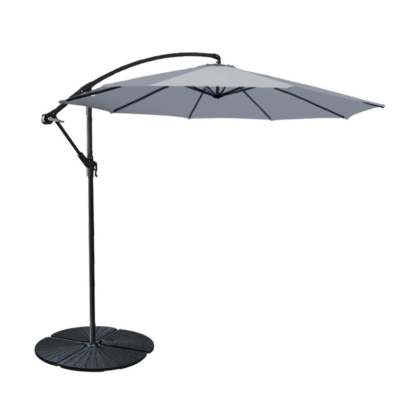 300cm Cantilever Parasol, Grey