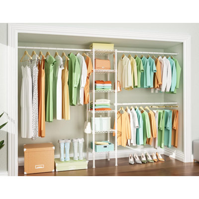 Raey 65.7'' - 105.1'' Walk-In Set