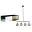 Luminaire suspendu pour îlot de cuisine 4 lumières Bradley