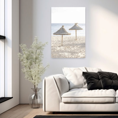 Parasol de plage, art mural contemporain