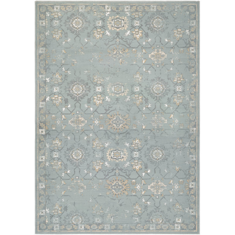 Bensley Floral Indoor Rug, Rectangle 5'3" x 7'6"