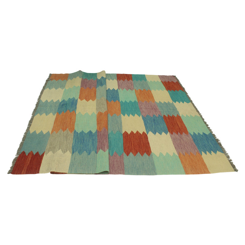 Caidyn-James Wool Checkered Indoor Rug