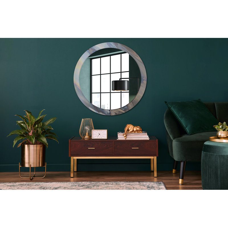 Huldar Glass Flat Wall Mirror