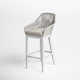 Renfri 42'' Olefin Rope Outdoor Bar Stool with Cushion
