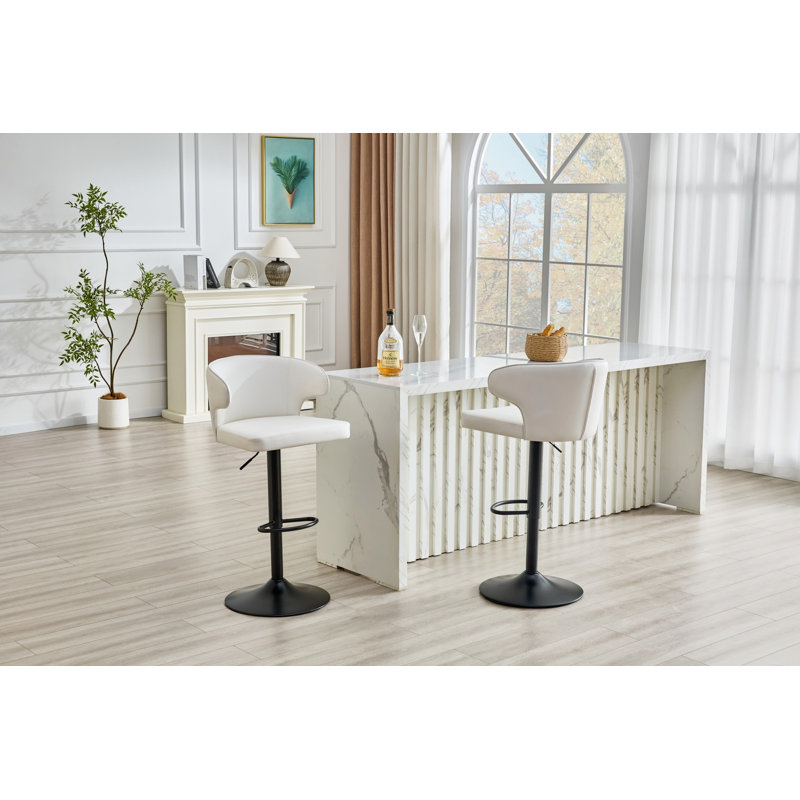 Tabouret de bar pivotant réglable