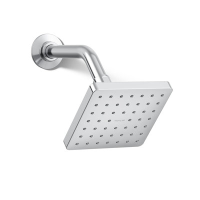 Parallel Single-Function Showerhead, Shower Head with One Spray, 1.75 GPM