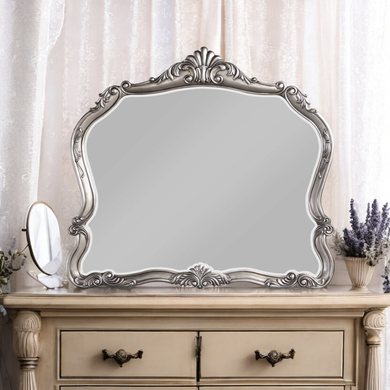 Miroir, finition platine antique