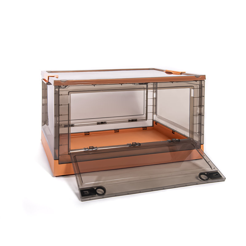 Ensemble de boîtes en plastique, Orange, Grand: 88