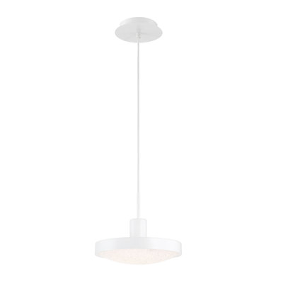 Luminaire suspendu tambour 1 lumière DEL Sandstone