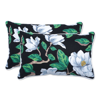  Floral Lumbar Pillow