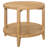 Isbell Maple Brown Round Solid Wood Side End Table