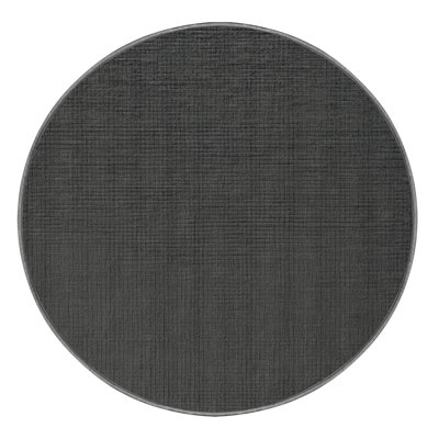 Tapis gris uni lavable à la machine