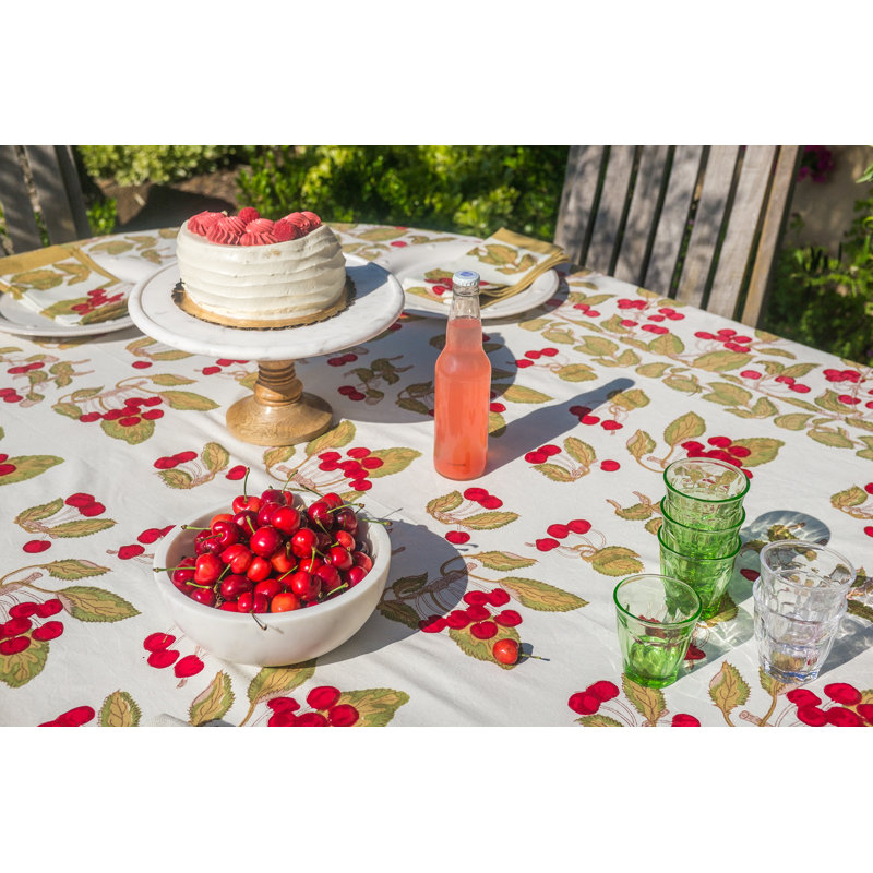 Cherry Cotton Square Napkins