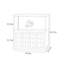 Réservoir d'aquarium rectangulaire simple brun-103233995