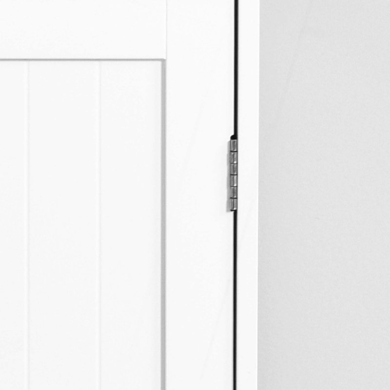 Armoire de rangement pour salle de bain, armoire de plancher avec tablette réglable et tiroirs