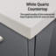 Meuble-lavabo simple.  et miroir-99838108