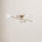 Judson 4 - Light Linear Glass Globe Semi Flush Mount