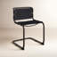 Chaise d'appoint rembourrée en cuir Otelia-1100267527