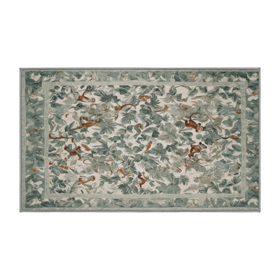 Machine Washable Brown Area Rug