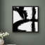 "Black White" Bold Modern Abstract Wall Art, impression sur toile encadrée-135965216-135965214
