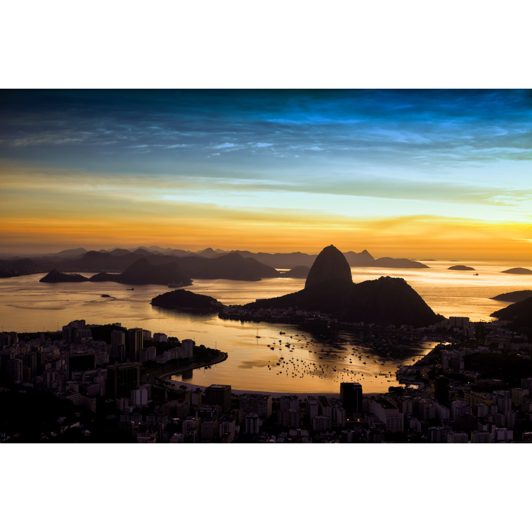 Rio De Janeiro Stadt von Brasil2 - Leinwanddrucke auf Leinwand