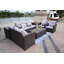 7 - Person Patio Conversation Set with Cushions