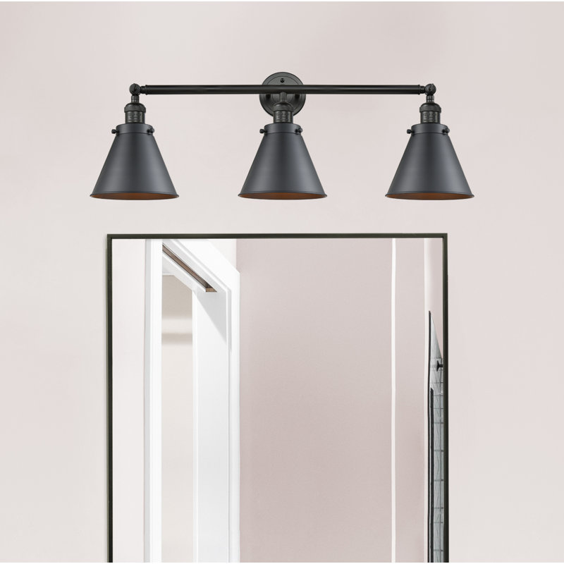Rouvin 3 - Light Dimmable Vanity Light, Matte Black