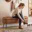 Banc de rangement de 43,7 po Mid-Century-129423036