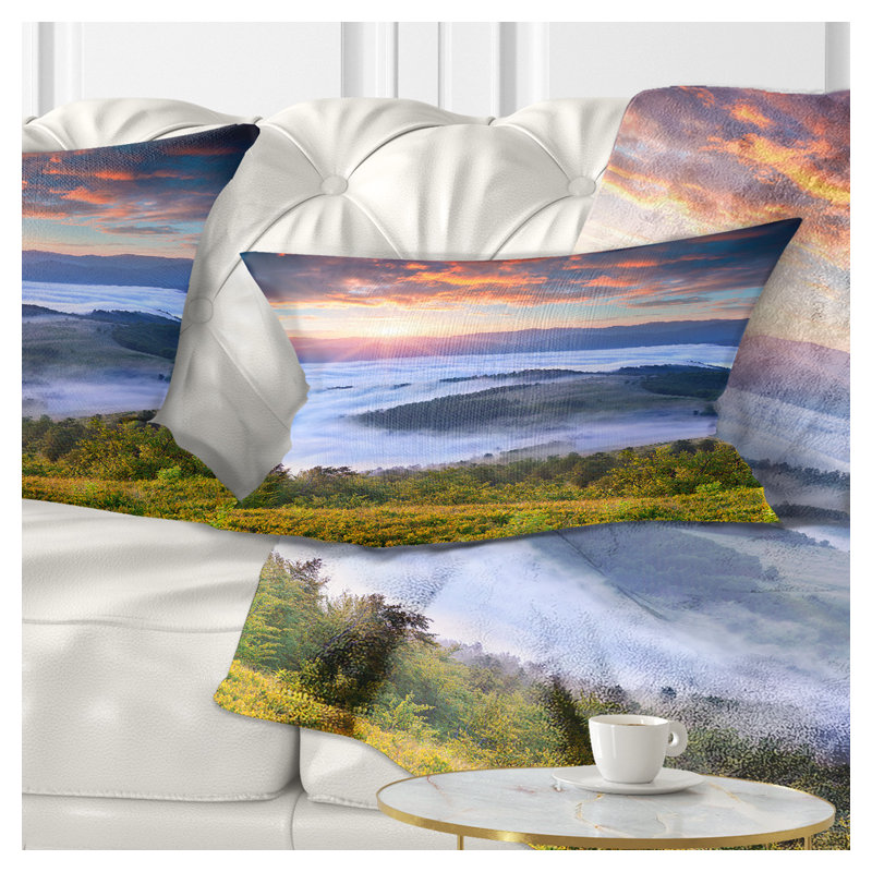 Housse de coussin rectangulaire et insert
