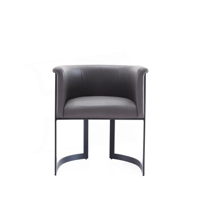 Chaise de salle à manger en graphite