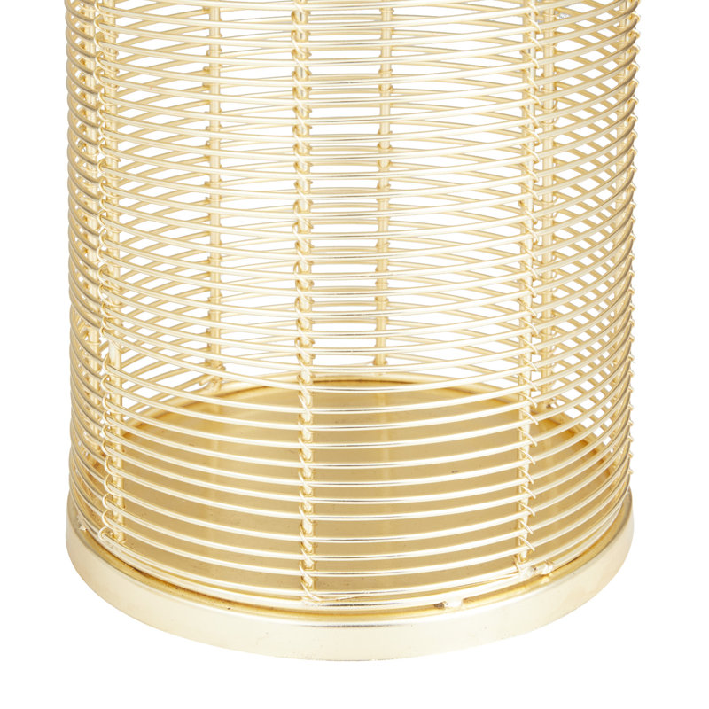 Lanterne de table en aluminium, H 8,6 po x l 7,55 po x P 6,2 po