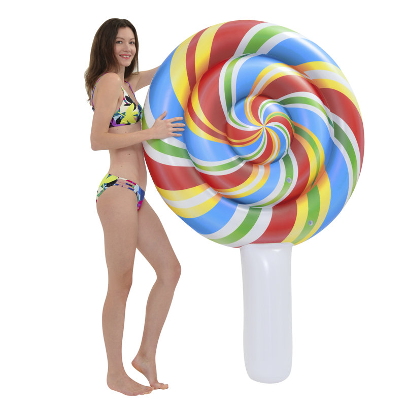 Flotteur pour piscine Jumbo Lollipop - 70 po - Multicolore