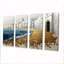 Maroc, plage d'Essouira dans des tons dorés et blancs III - ensemble d'art mural marocain-433712772