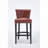 Faux Leather Bar Stools