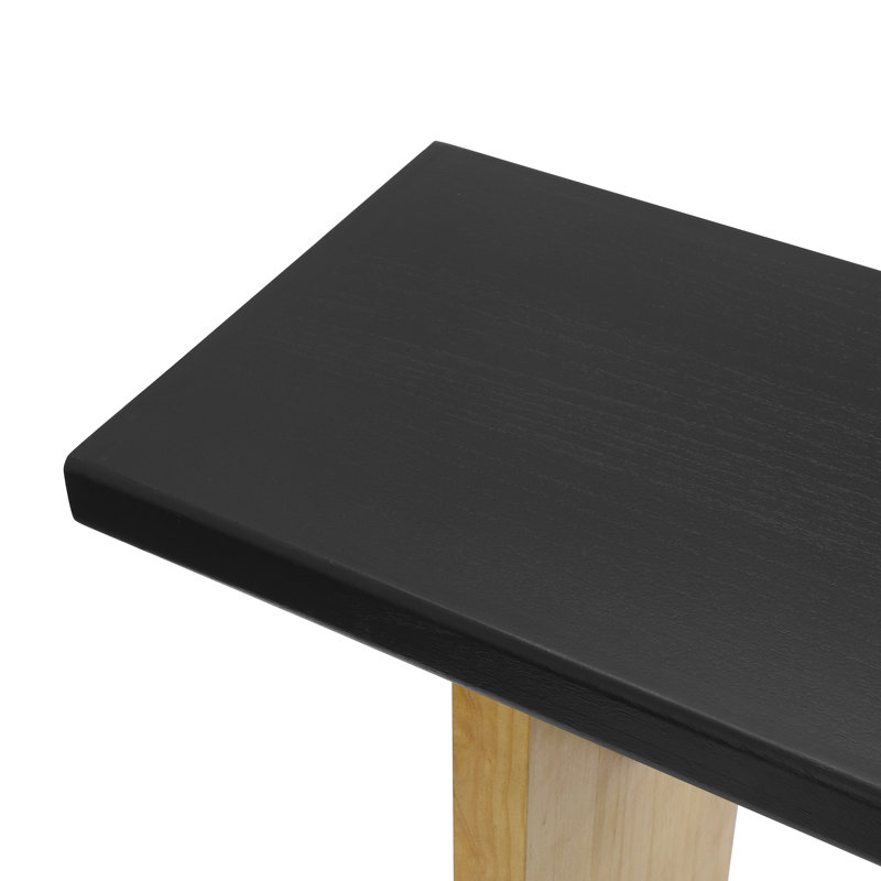 Console en bois Farmhouse, Black/Brown