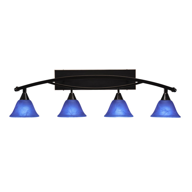 Eisenhauer 4-Light Dimmable Vanity Light, Bronze