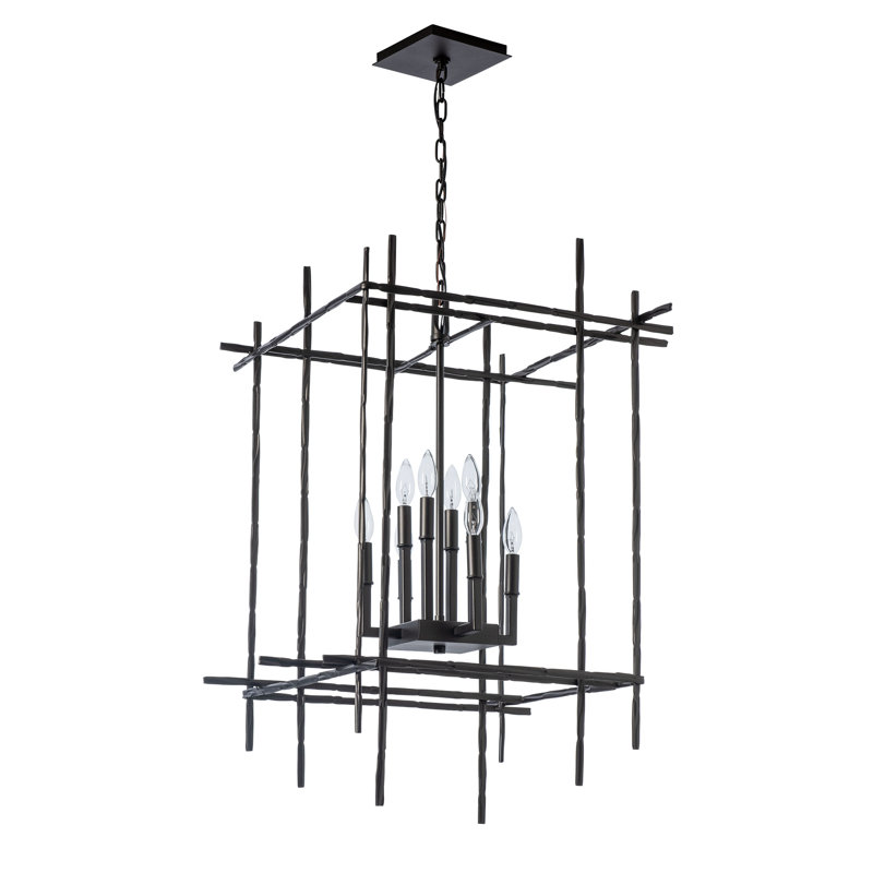Tura - Light Rectangle Chandelier, Large, Oil Rubbed Bronze
