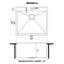 Ruvati Topmount Laundry Utility Sink 25 x 22 x 12 inch Rounded Corners Deep Stainless Steel